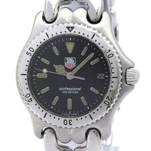 Tag Heuer Men’s Stainless Steel Black Dial Professional Watch